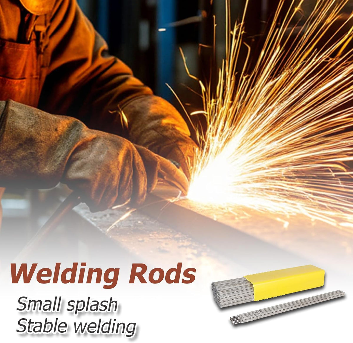 60 Lbs E7018 1/8 Inch Arc Welding Rods Carbon Steel Electrode