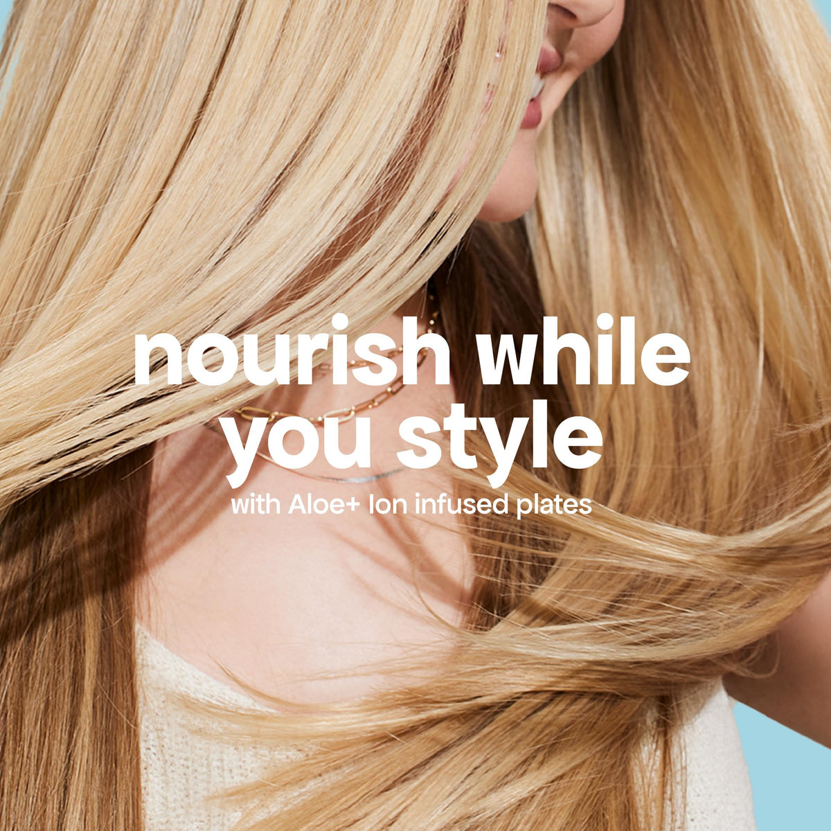 Aloe Plated Flat Iron, 1 Inch