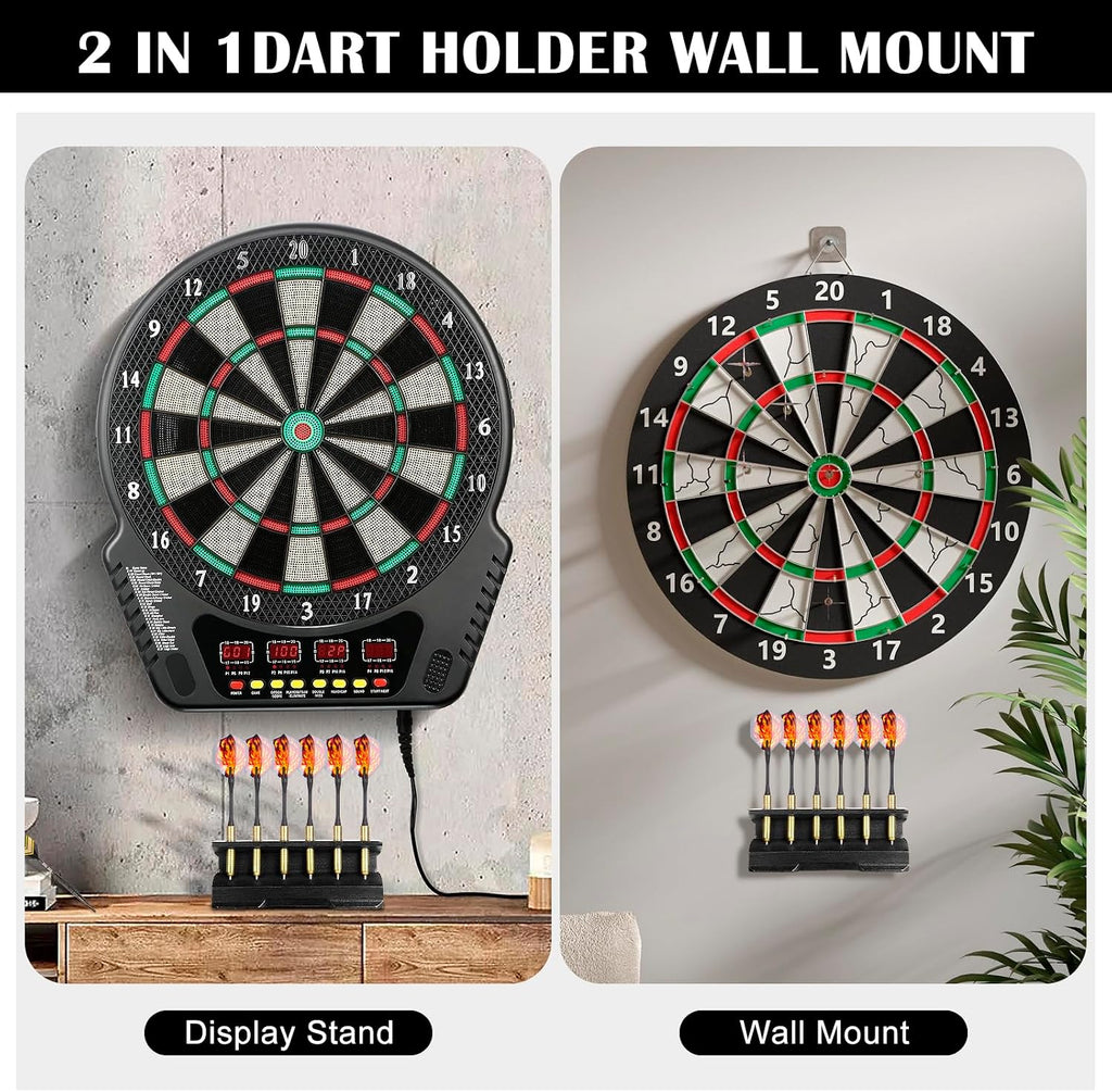 2 in 1 Wooden Dart Holder and Wall Dart Holder, Decoration Dart Holder, Display Rack for Darts Holder, Dart Holder