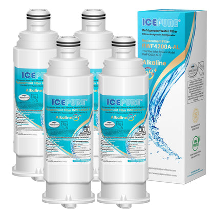 Alkaline DA97-17376B Refrigerator Water Filter Replacement for Samsung HAF-QIN/EXP, DA97-08006C, WD-F45, WS645A