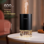RD1 Waterless Diffuser for Essential Oil for Home, Room, Black