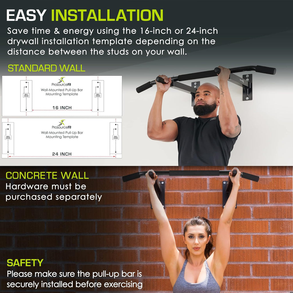 Fit Pull Up Bar for Multi Use Fitness & Home Gym Exercise