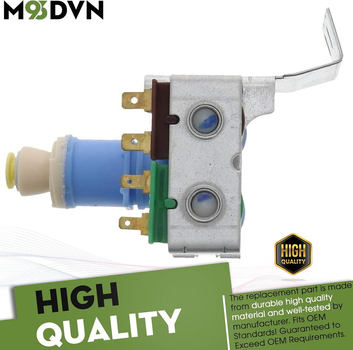 Water Inlet Valve Replacement For Whirlpool WRS325FDAB02 WRS325FDAB04 WRS325FDAT04 WRS325FDAM04 WRS325FDAT02 WRS325FDAB05 WRS325FDAW01 WRS325FDAB06 WRS325FDAM01 WRS325FDAM02 WRS325FDAD02 Refrigerator