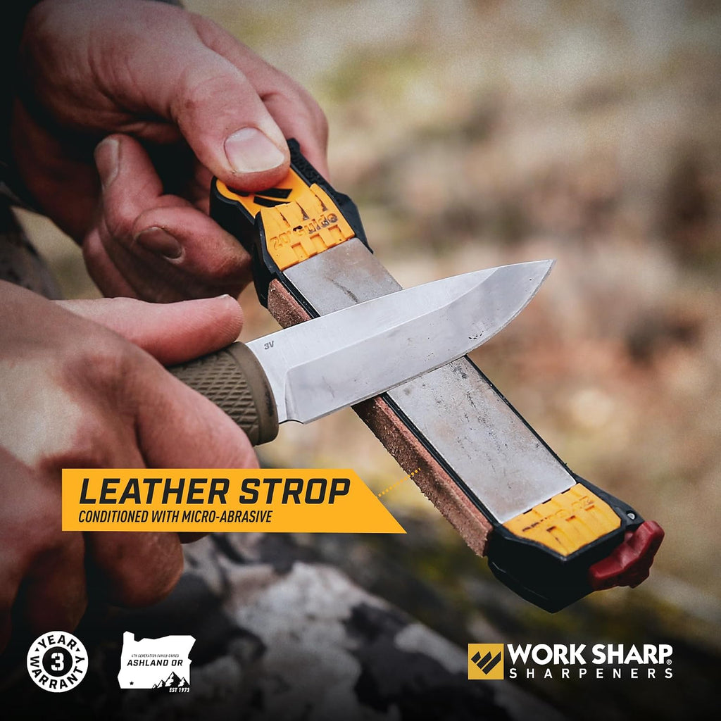 Guided Field Sharpener Elite with case, Travel Knife Sharpener Tool
