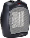 Ceramic Space Heater, Portable Indoor Heating Solution, With Overheat and Tip-Over Protection, Thermostat