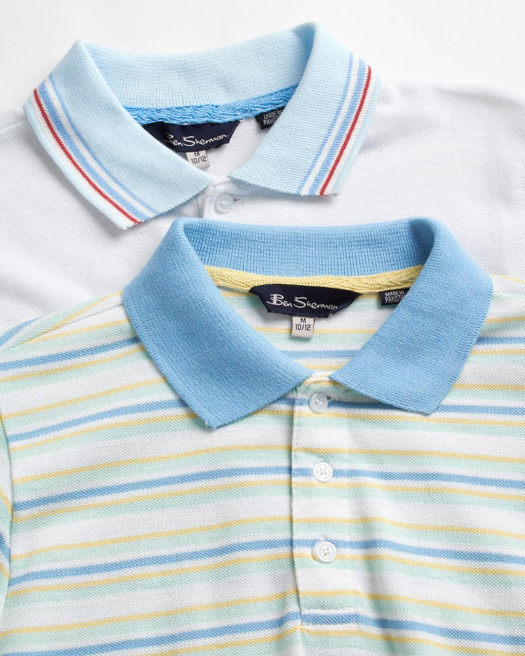 Boys Polo Shirt - 2 Pack Classic Fit Pique Polo - Collared Kids Boys Short Sleeve Uniform Shirts
