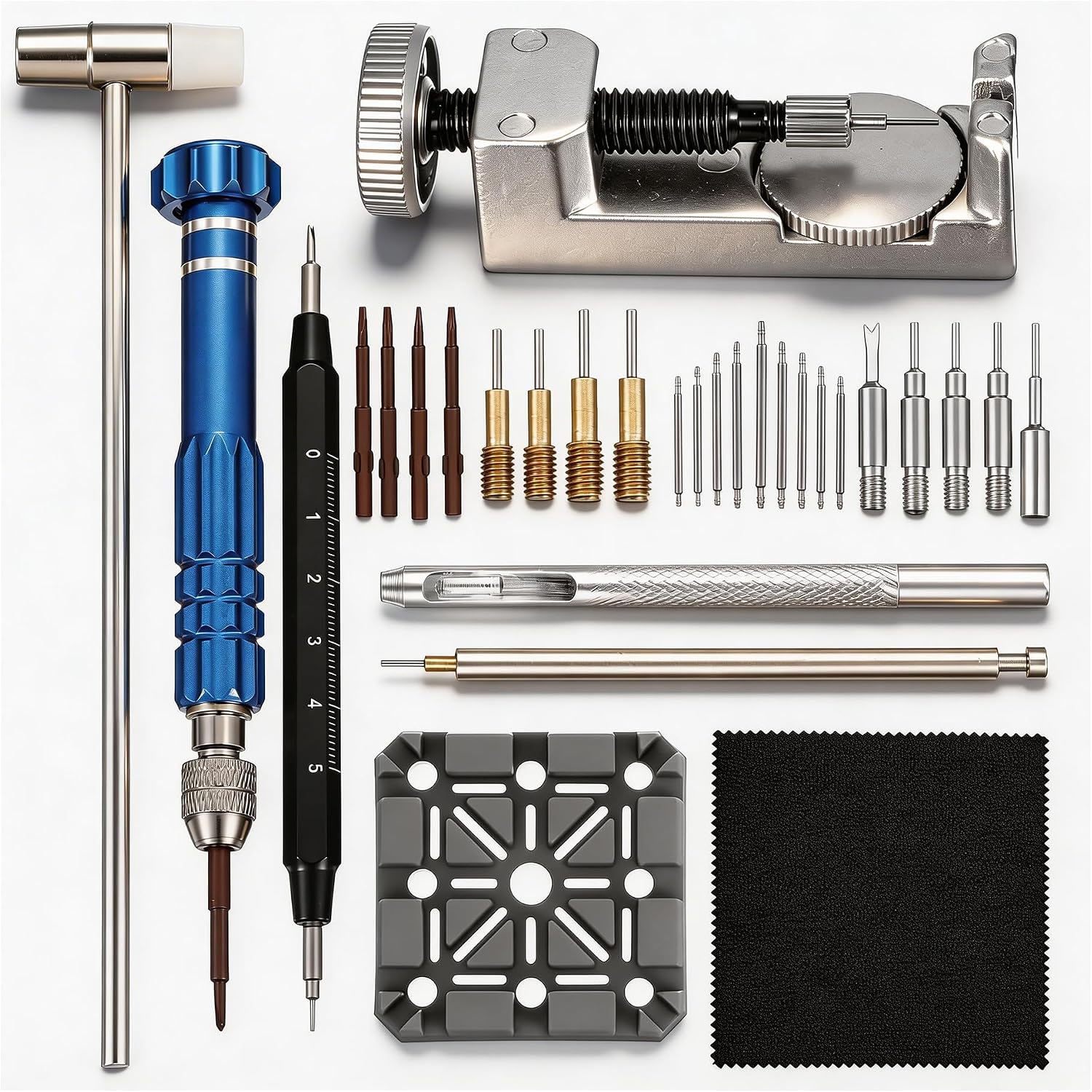 Watch Link Removal kit - Adjustment Tool Kit,Watch Band Tool with Spring Bars,5-in-1 Precision