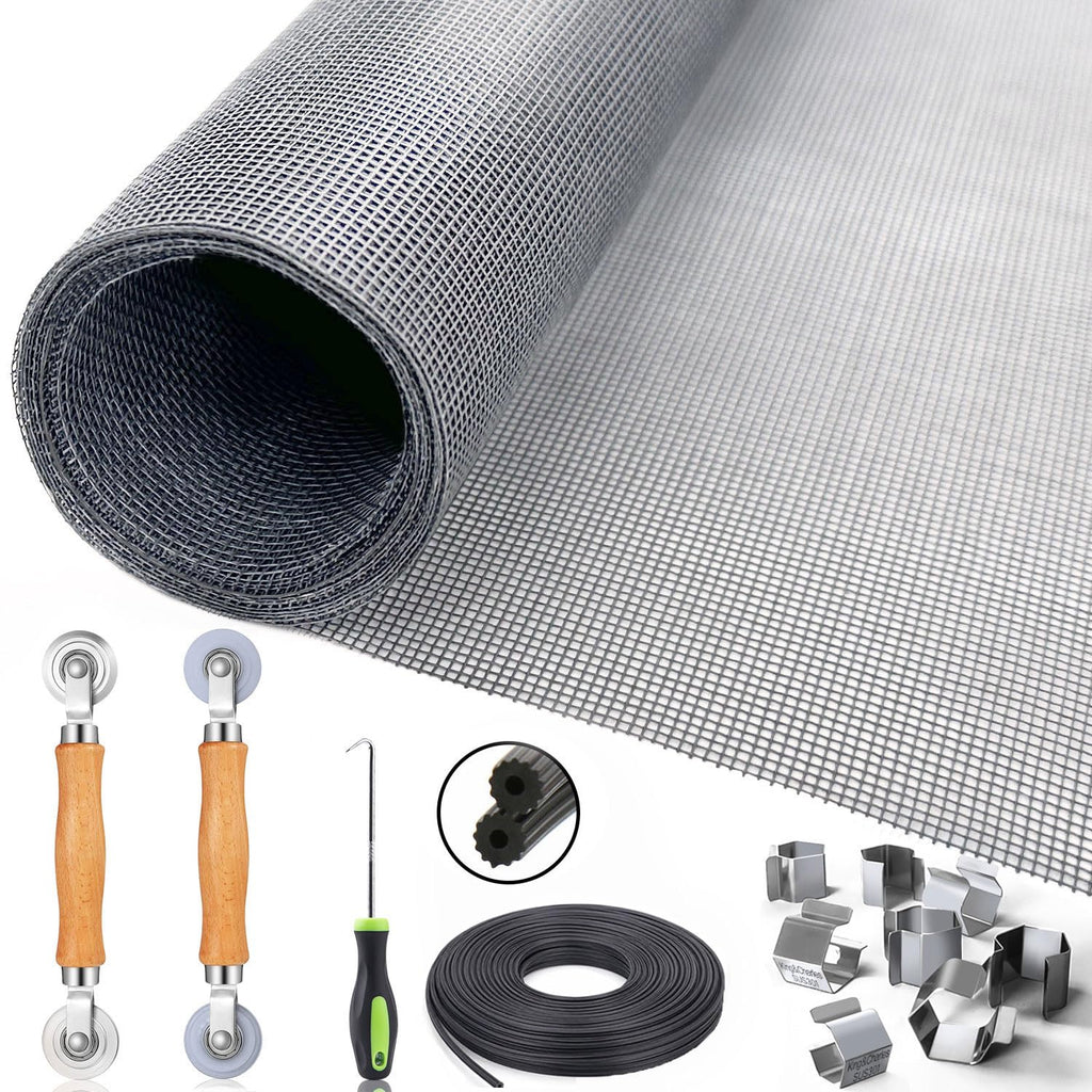 Window Screen Replacement, 6in1 Window Screen Door Repair Kit