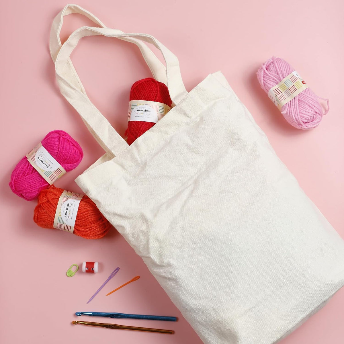 Crochet Kit for Beginners – 85 Piece Beginner Crochet Kit for Adults & Kids with Yarn, Hooks, Accessories & Bonus