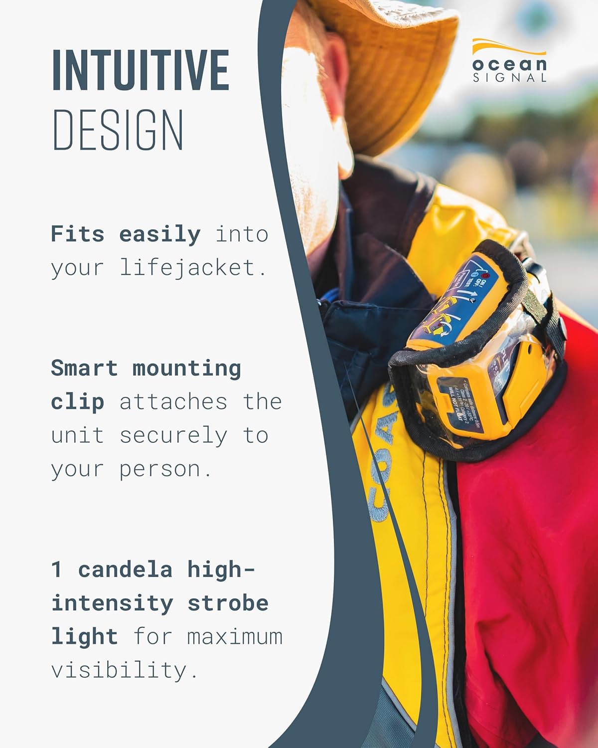 rescueME PLB1 - Compact Satellite SOS Personal Locator Beacon | Global SOS Beacon with GPS Satellite SOS, Alerts