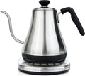 Gooseneck Electric Kettle with Temperature Control - 0.8L Stainless Steel & BPA Free Plastic - Custom Temp Presets