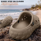 Cushioned Clogs Mules for Men Garden Beach Water Fun-Lightweight