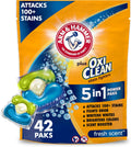 Plus OxiClean 5-in-1 Laundry Detergent Power Paks, 42 Count