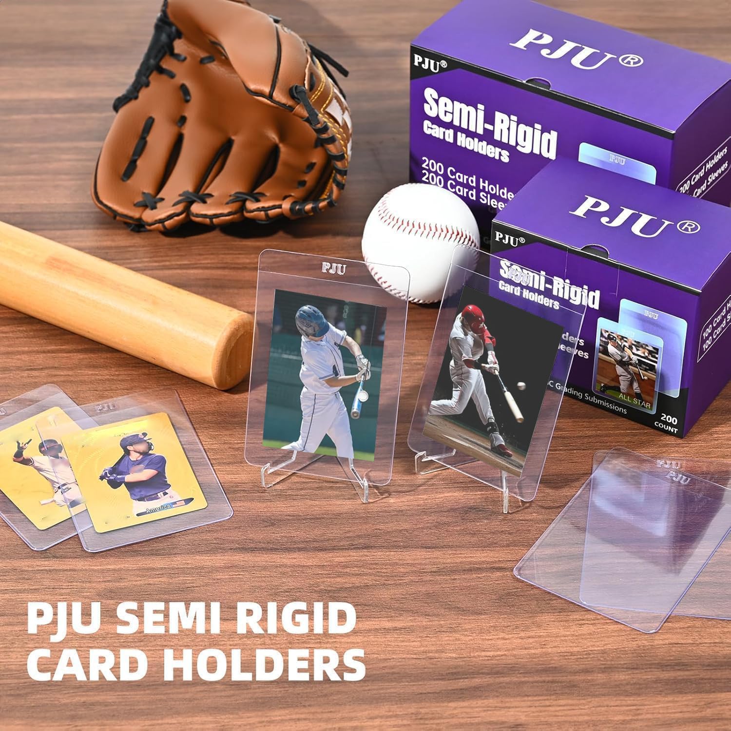100ct Semi Rigid Card Holders & 100ct Card Sleeves for PSA Graded Cards | PSA, SGC, BGS, CSG Graded Card Submissions