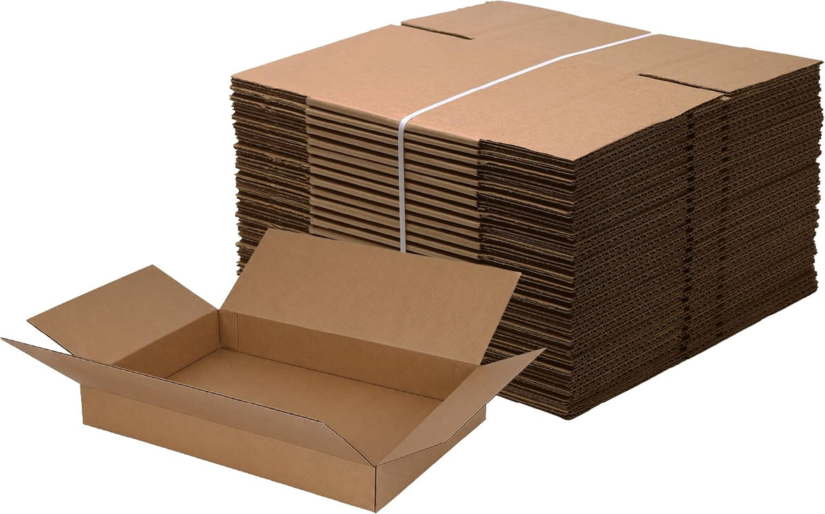 16"x12"x4" Corrugated Shipping Boxes 25-Pack