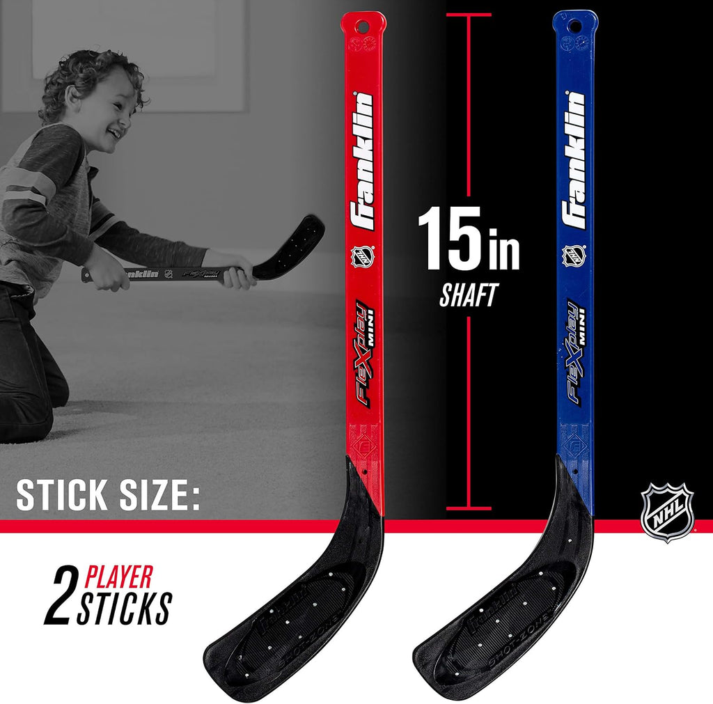 NHL Flex Play Hockey Sticks and Ball Set - 2 Players