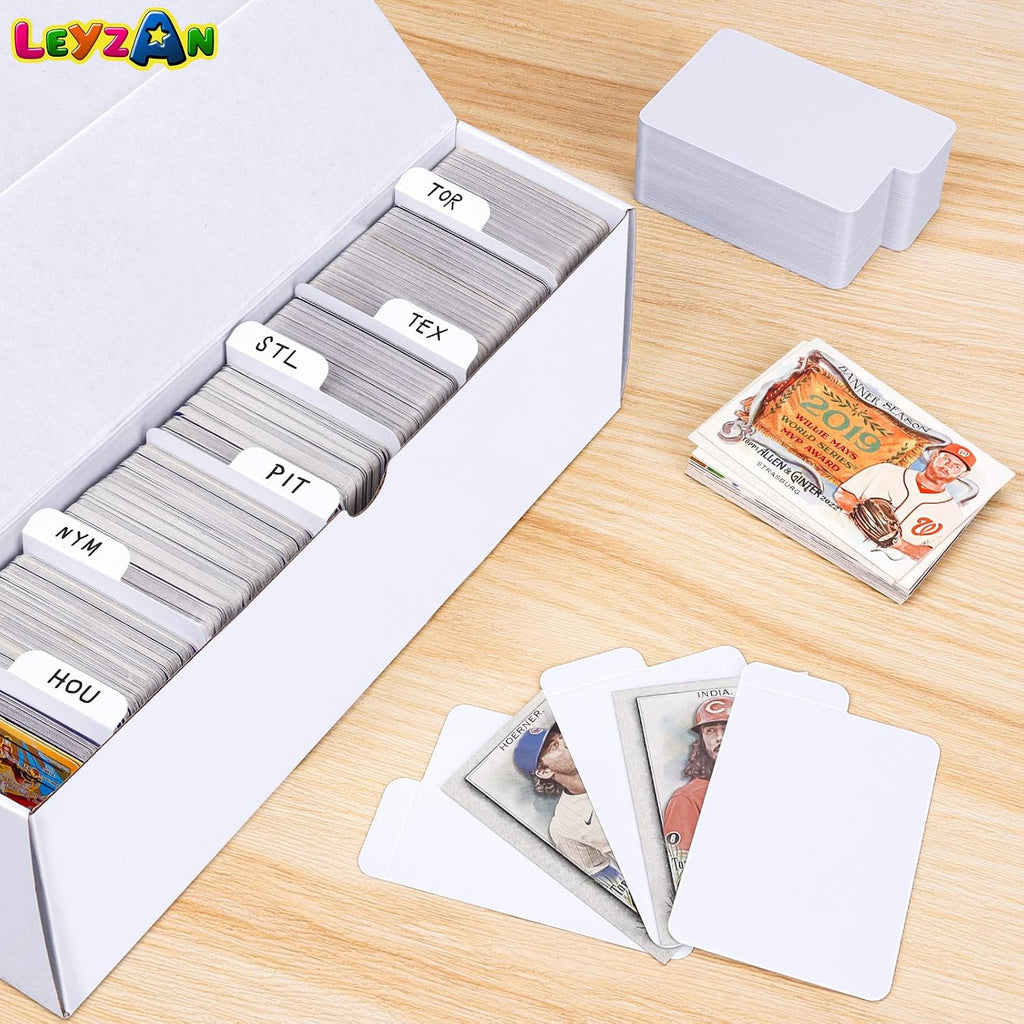 Trading Card Dividers, 150-Pack Paper Card Divider for Storage Boxes | Vertical Dividers Card for TCG, MTG, Baseball