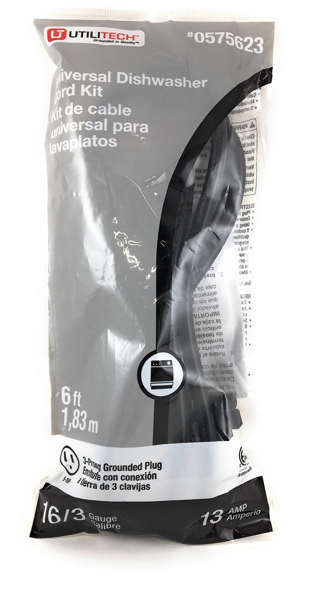 Utilitech Universal Dishwasher Cord Kit