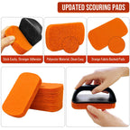 Griddle Cleaning Kit for Blackstone, Non-Scratch Scouring Pads for Kitchen