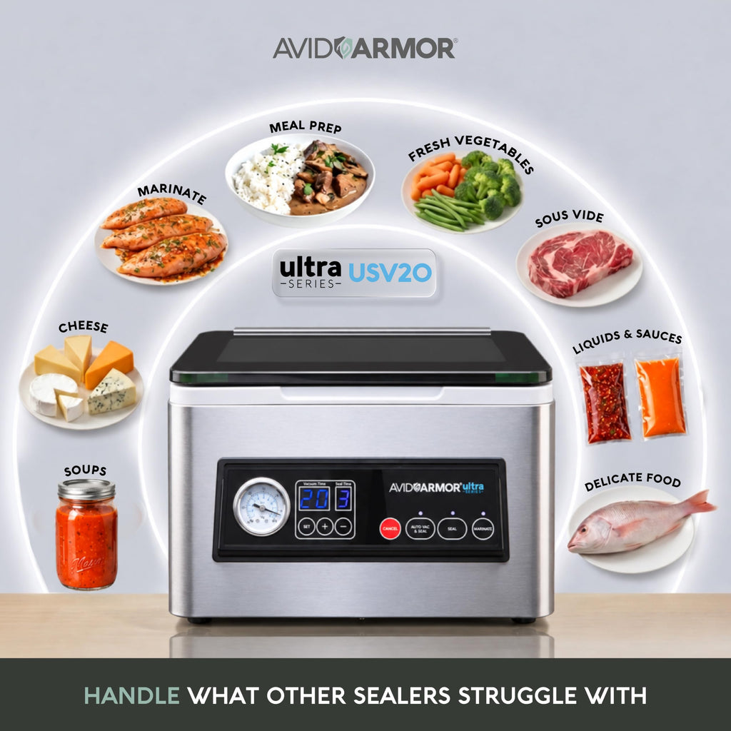 USV20 Chamber Vacuum Sealer Machine – High-Volume 11.5” Sealer