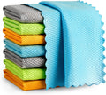 Microfiber Glass Cleaning Cloth, 8PK, Premium Microfiber Glass and Window Cleaner, Lint Free Magic Cleaning Cloths