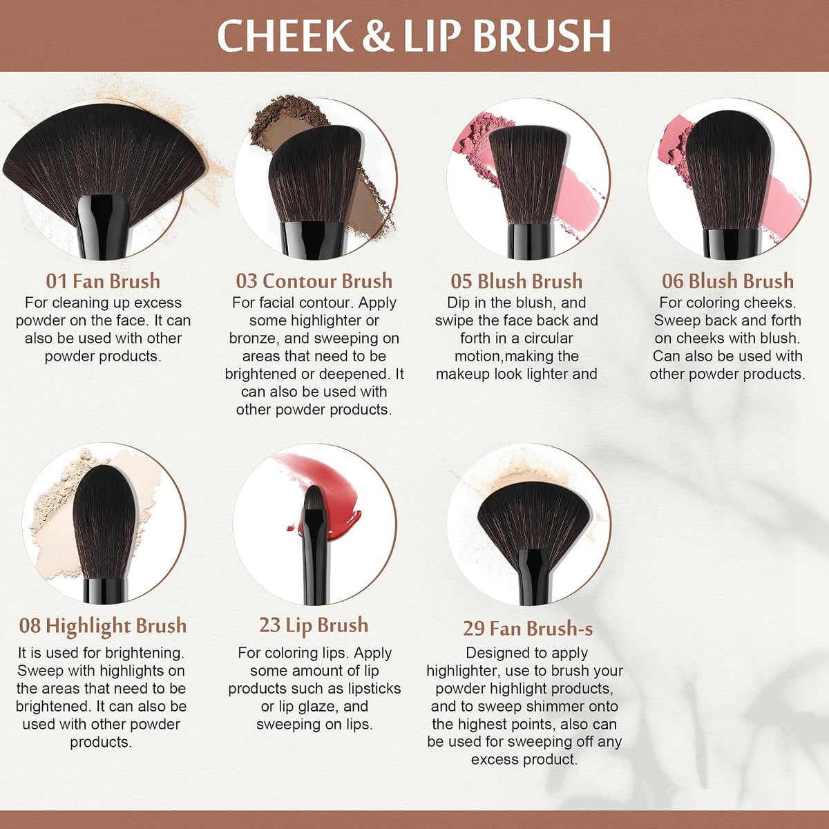 Makeup Brushes Set Professional 30Pcs Obsidian Makeup Brushes Premium Synthetic Powder Kabuki Foundation Contour