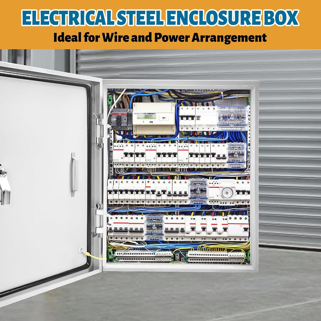 Outdoor Electrical Box 20x16x10 NEMA 4X Waterproof Junction Box