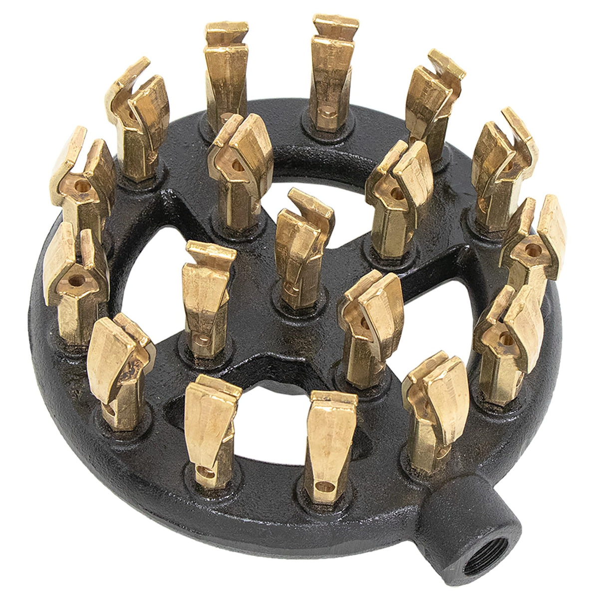Leyso Liquid Propane Jet Burner with 18 Copper Tips for Chinese Wok Range