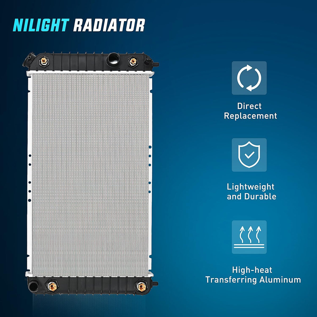 Nilight Radiator for Chevy Blazer 1996-2002 2003 2004 2005 4.3L