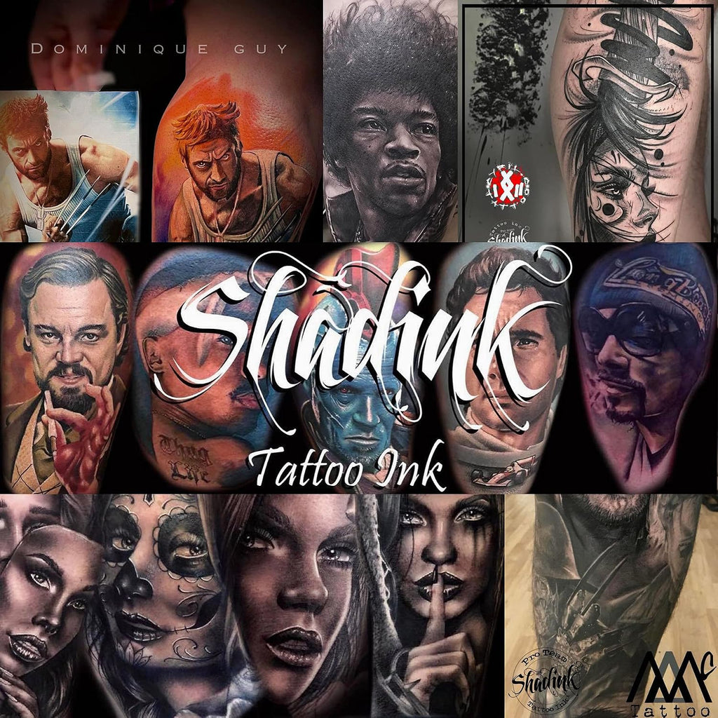 Tattoo Ink Tattooing Inks Color, Black & Gray (Black)
