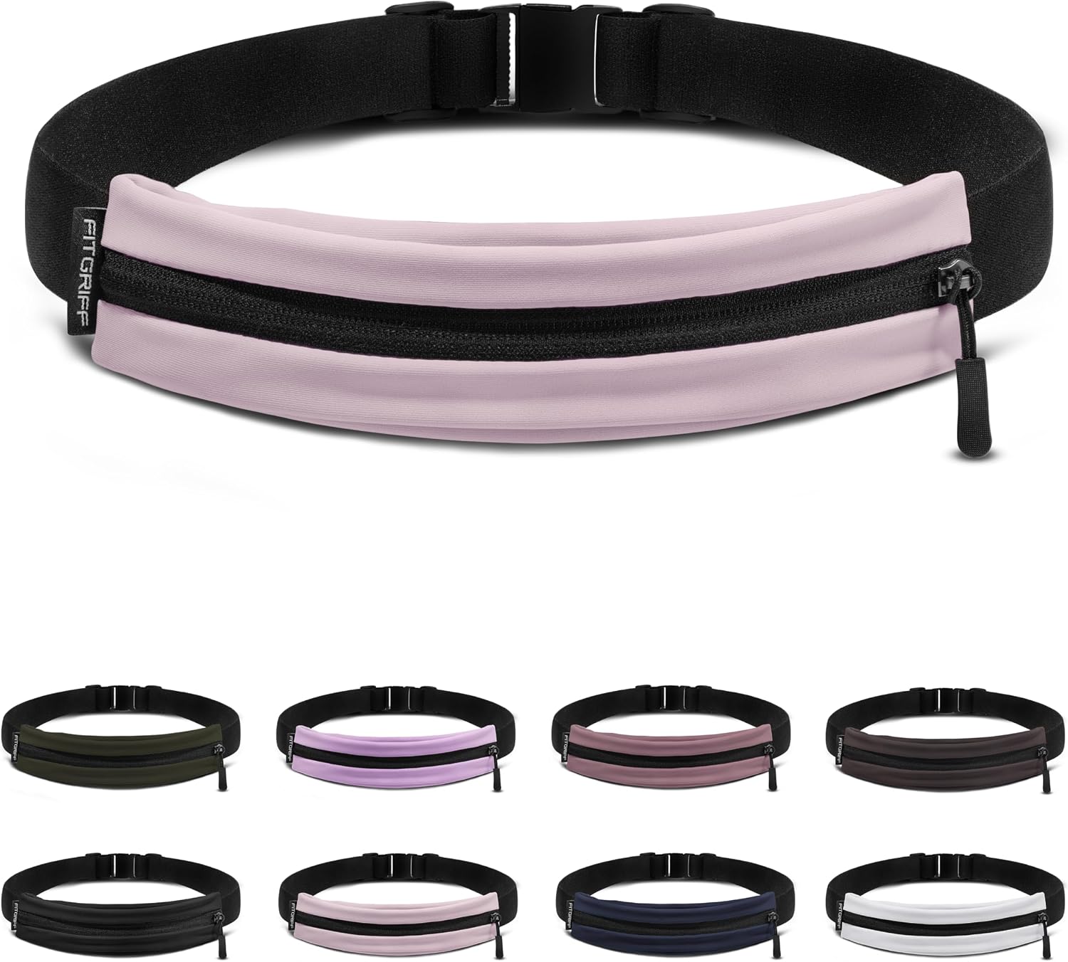 Running Belt V2 for Men & Women - Slim Fanny Pack, Phone Holder for Jogging, (Fits All Cell Phones) - Money Belt