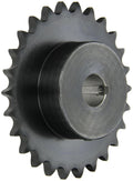 Browning H5026X1 Finished Bore Roller Chain Sprocket, Single Strand, Steel, Hardened Teeth, 26 Teeth
