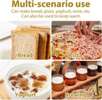 Dough Proofer with Heater, Bread Pizza Dough Proofing kit Temperature Control Proofing Accessories for Making Bread