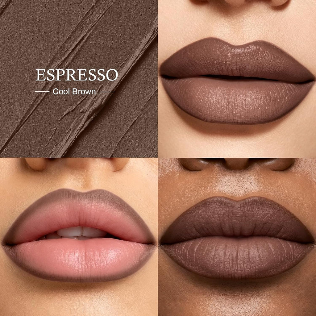 Brown Lip Liner Pencil, Creamy Definition Lip Contour, Sharpenable,ESPRESSO