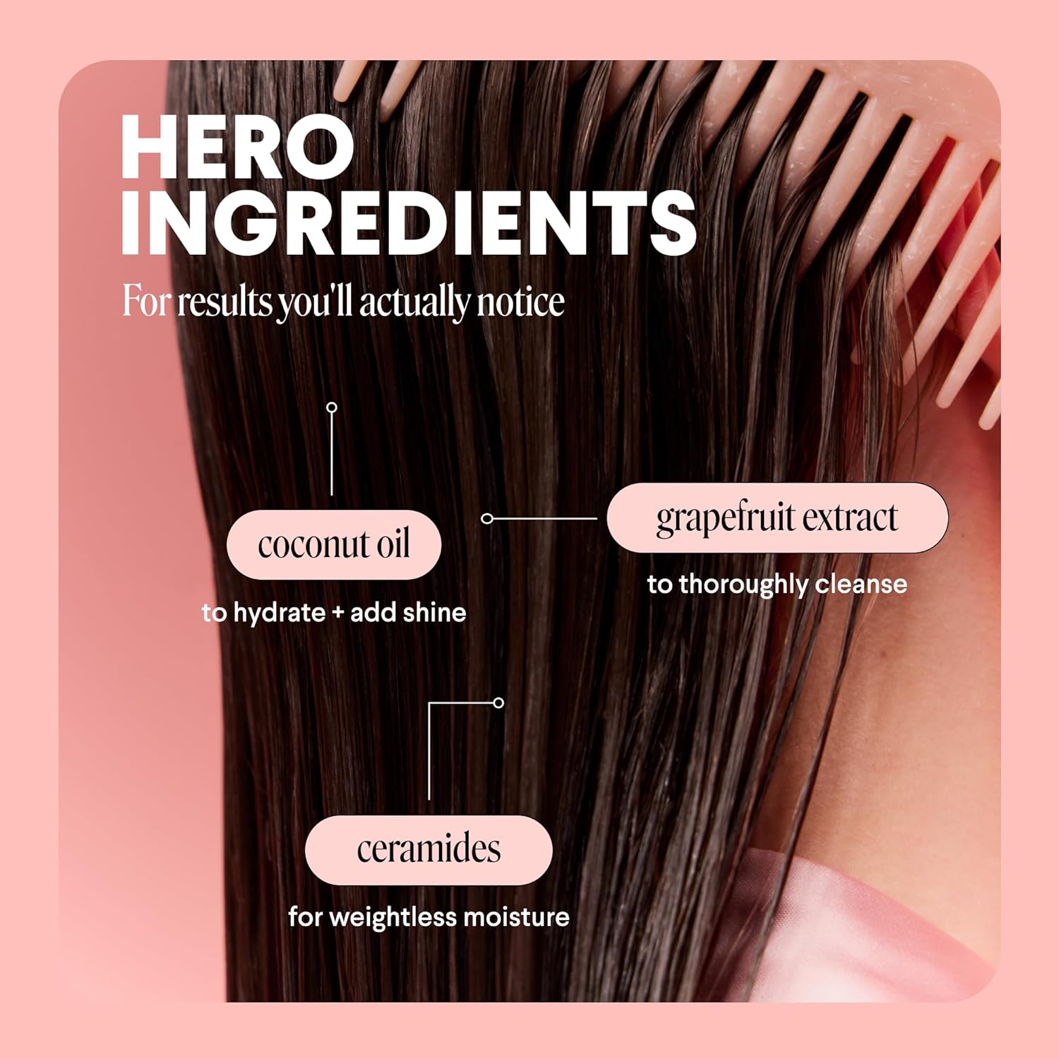 Clarify Shampoo and Conditioner Set 12 oz for Oily Hair Made with Grapefruit Extract, Coconut Oil, Shea Butter
