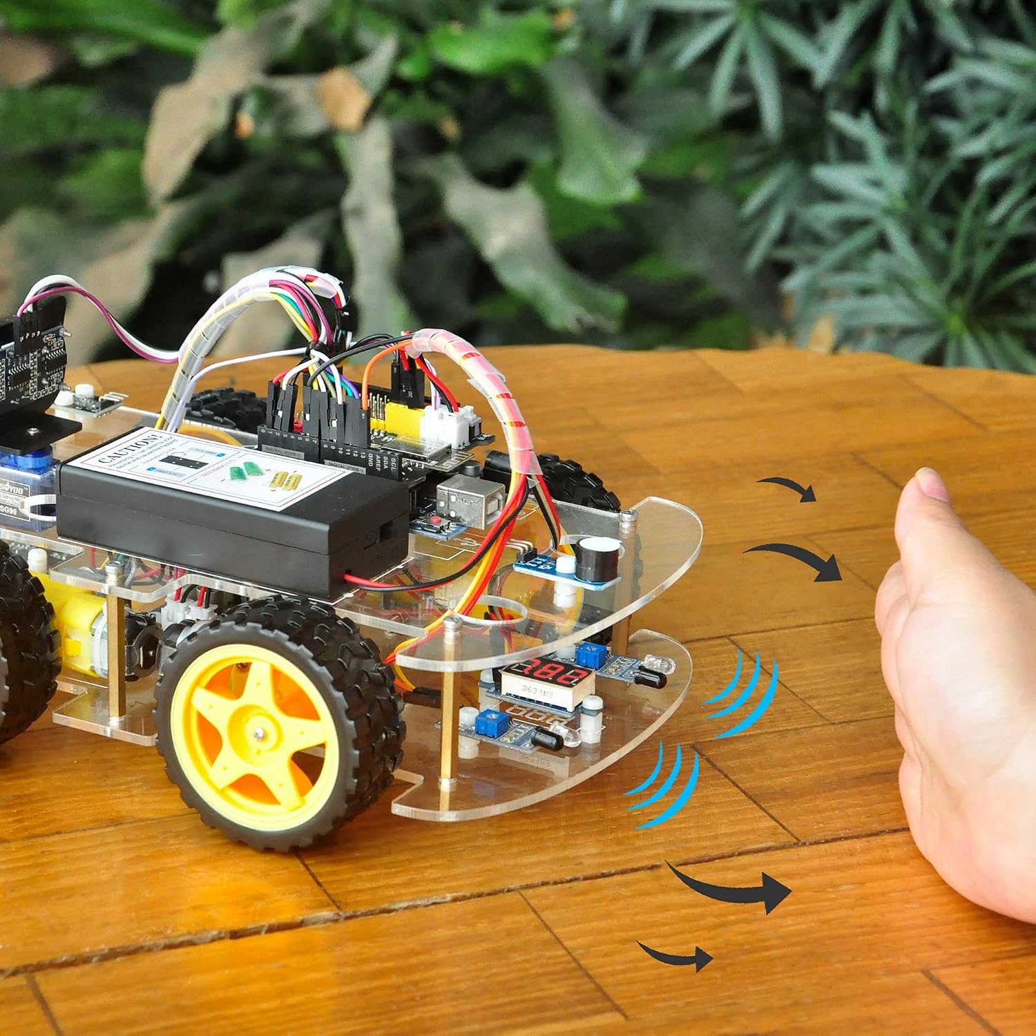 IoT Smart Robot Car Kit for Arduino – Classroom STEM Robotics Kit with WiFi & Bluetooth Control, Coding & Electronics