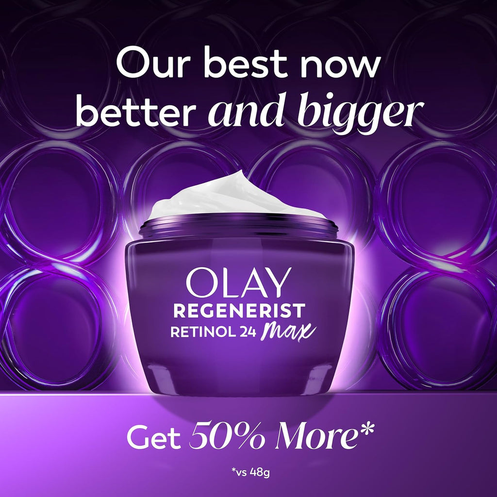 Retinol Night Cream for Women, MAX, Anti-Aging Face Mousturizer, Fragrance-Free, Non Greasy - Anti-Wrinkle, Smooth