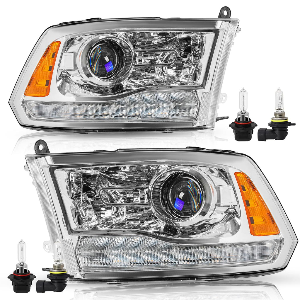 Headlight Assembly Fit for 2013-2018 Dodge Ram 1500 2500 3500