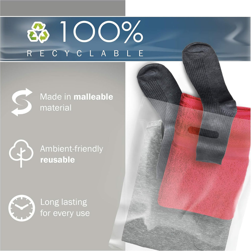 12x15 Clear Plastic Bags, Medium, Glossy Finish, 1.5 Mil Thick, 200 Pack