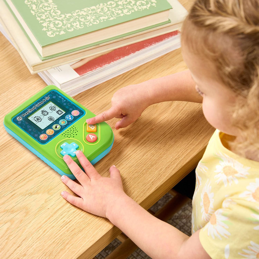 Preschool Game and Go Handheld Video Game Toy, Green