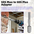 SDS Max to SDS Plus Adapter Kit with 10mm Quick Change Chuck