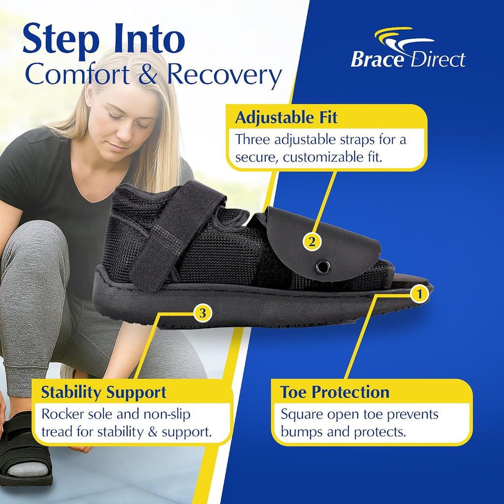 Deluxe Post Op Shoe for Broken Toe & Surgery Recovery L3260