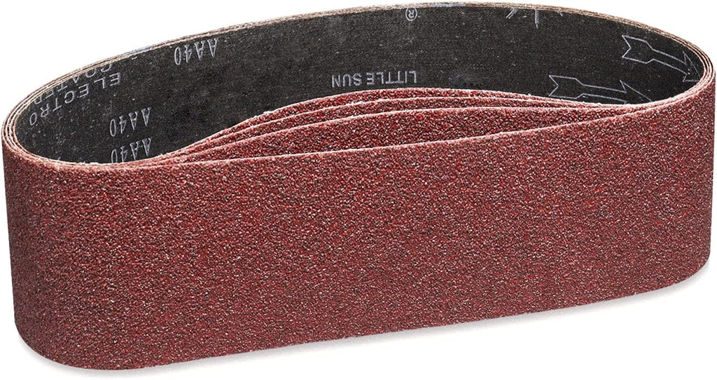 4x36 Inch Sanding Belts 40 Grit 4 Pack for Belt Sander