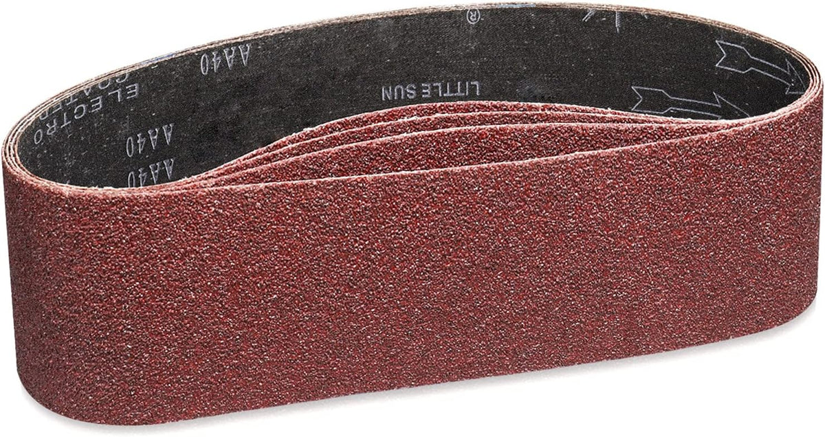 4x36 Inch Sanding Belts 40 Grit 4 Pack for Belt Sander