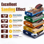 1 x 30 Inch Sanding Belts, 25 Pcs Assorted Grits(40/80/120/180/240)