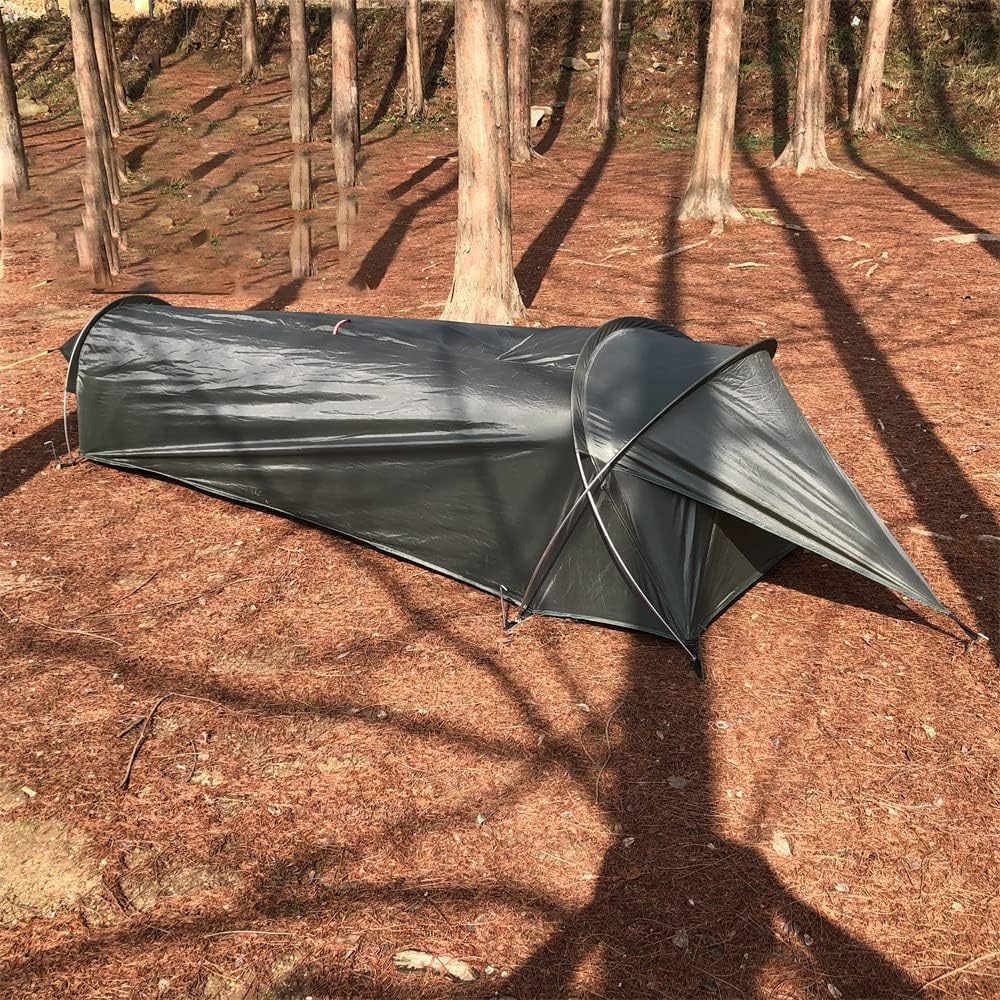 Single Person Tent, Ultralight Backpacking Tent, Waterproof Hiking Tent for Camping, 1 Person Lightweight Camping Tent