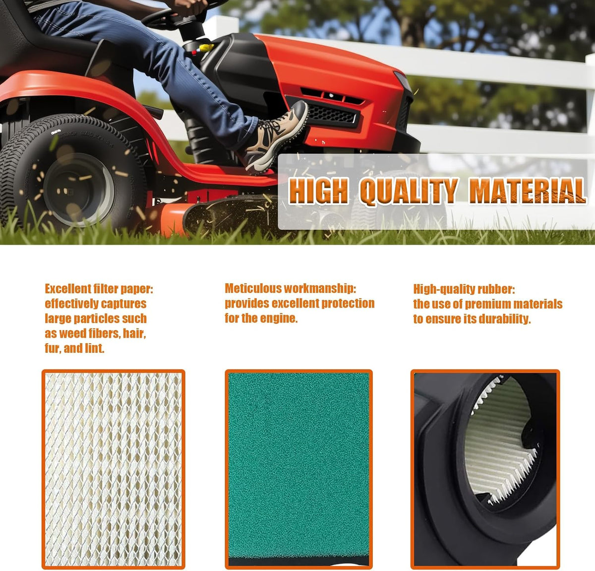 792105 276890 Air Filter Tune Up Kit Compatible with B&S 593435 593240 407777 40G777 40H777 445667 445877 44H777