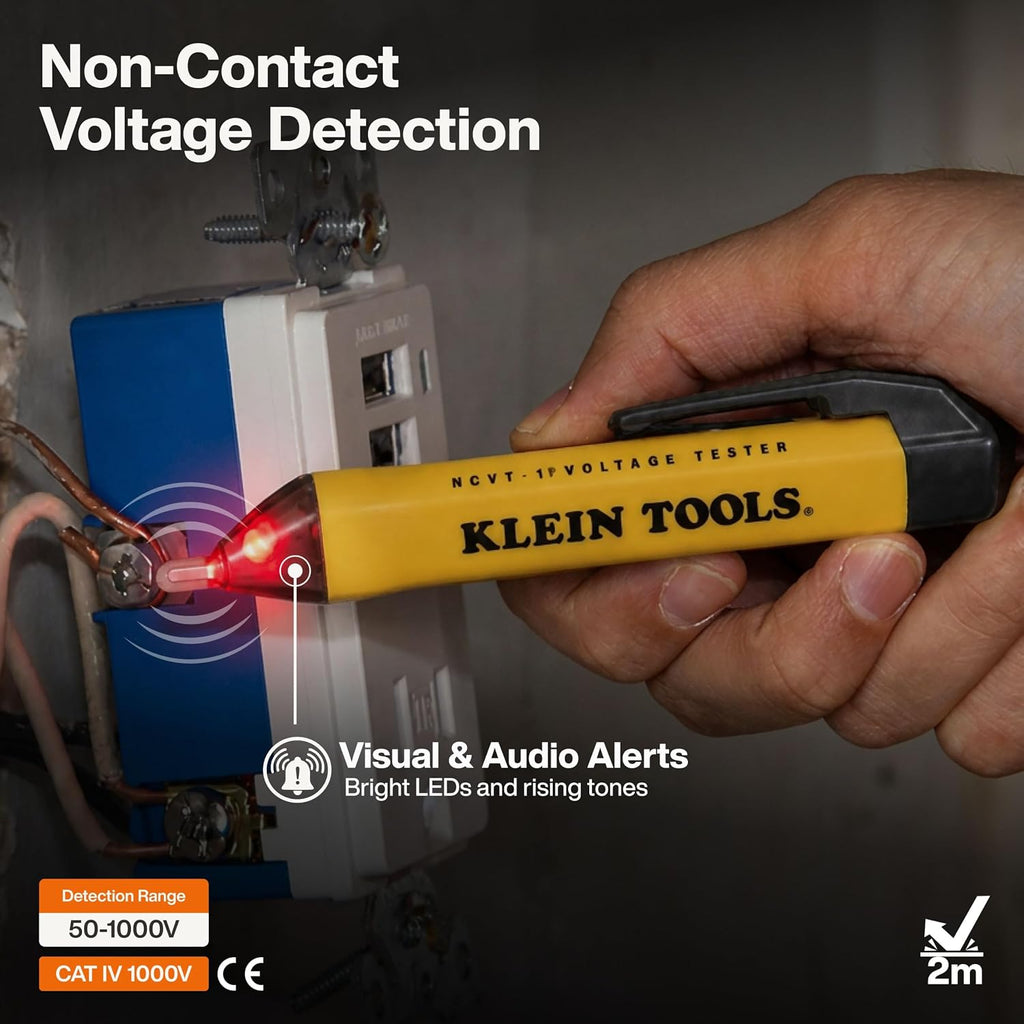 69149P Electrical Test Kit with Digital Multimeter, Non-Contact Voltage Tester and Electrical Outlet Tester, Leads