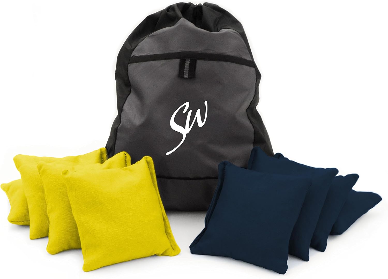 Classic Corn Filled Cornhole Bags with Carrying Tote