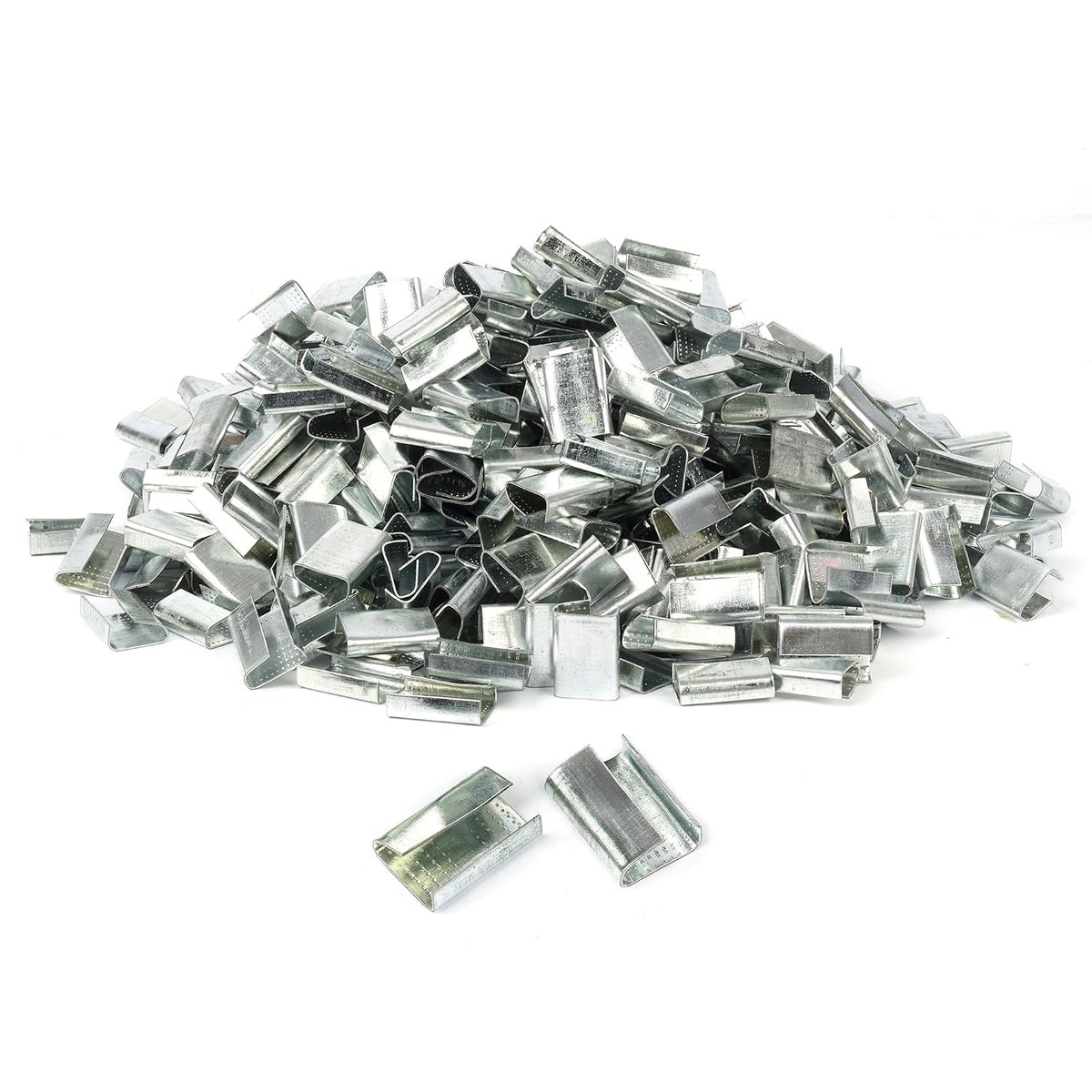 500PCS Packaging Strapping Open Serrated Seals for 5/8" Strap Width Polyester (PET) Strapping, Banding Strapping